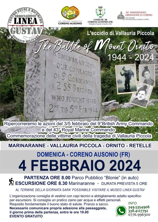 Escursione eco-storica Monte Ornito – Coreno Ausonio 2024