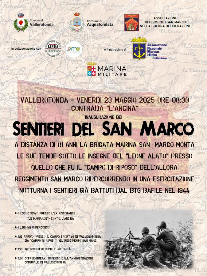 I Sentieri del San Marco – Inaugurazione percorso a Vallerotonda
